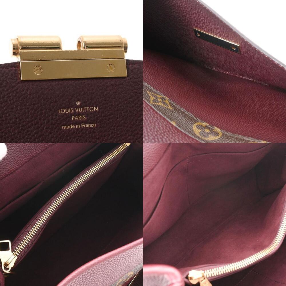 Louis Vuitton Brown Purple Handbag Bordeaux Canvas Olympe Monogram - Picture 9 of 11